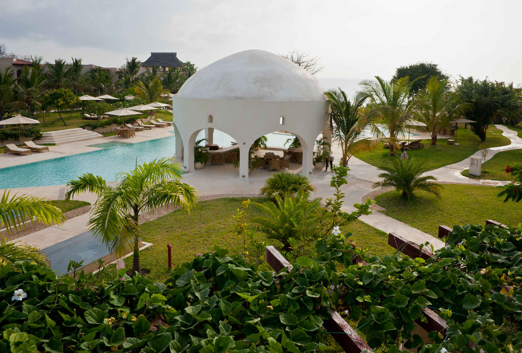 Swahili Beach Resort aerial View