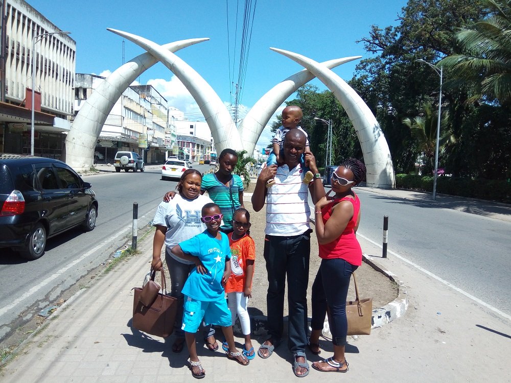 My family in Mombasa